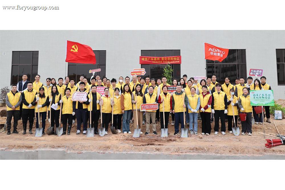 Volunteer Service Activity: “Green and Beautiful Guangdong—Huizhou: Beautifying the Huayang Industrial Park”